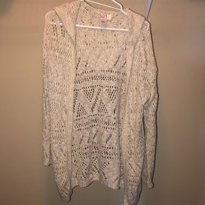 Cream knit cardigan